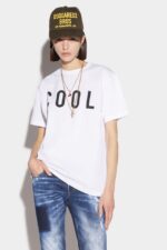 Dsquared2 Iconic Cool Smoke T-Shirt D2 WHITE/BLACK