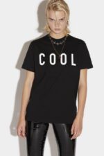 Dsquared2 Iconic Cool Smoke T-Shirt WHITE/BLACK - Image 3