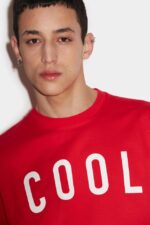 Dsquared2 Iconic Cool T-Shirt WHITE/RED D2 - Image 3
