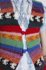 Dsquared2 Iconic Crochet Vest FANTASY - Image 4