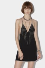 Dsquared2 Iconic Crystal Cami Minidress - Image 3