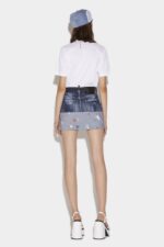 Dsquared2 Iconic Cuff Mini Skirt - Image 2
