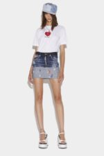 Dsquared2 Iconic Cuff Mini Skirt