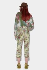 Dsquared2 Iconic Cuffed Bell Bottom Trousers D2 FANTASY - Image 2