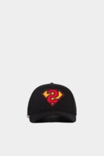 Dsquared2 Iconic D2 Baseball Cap BLACK
