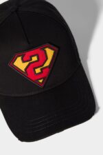 Dsquared2 Iconic D2 Baseball Cap BLACK - Image 5