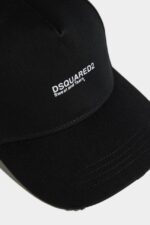 Dsquared2 Iconic D2 Baseball Cap BLACK/FANTASY - Image 5