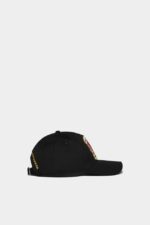Dsquared2 Iconic D2 Baseball Cap BLACK/NAVY - Image 4