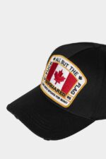 Dsquared2 Iconic D2 Baseball Cap BLACK/NAVY - Image 5