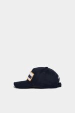 Dsquared2 Iconic D2 Baseball Cap NAVY - Image 3