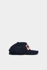 Dsquared2 Iconic D2 Baseball Cap NAVY - Image 4