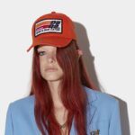 Dsquared2 Iconic D2 Baseball Cap ORANGE