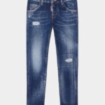 Dsquared2 Iconic D2 Kids BLUE DENIM Denim Jeans