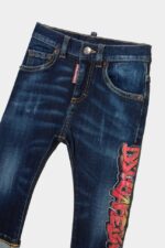 Dsquared2 Iconic D2 Kids Denim Jeans - Image 3