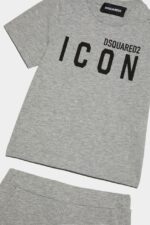 Dsquared2 Iconic D2 Kids Jumpsuit GREY - Image 4