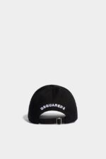 Dsquared2 Iconic D2 Kids Sport Edtn.05 Baseball Cap TANGO RED/BLACK - Image 2