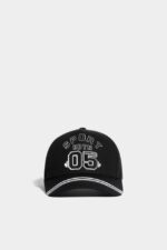 Dsquared2 Iconic D2 Kids Sport Edtn.05 Baseball Cap TANGO RED/BLACK