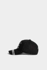 Dsquared2 Iconic D2 Kids Sport Edtn.05 Baseball Cap TANGO RED/BLACK - Image 3