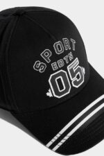 Dsquared2 Iconic D2 Kids Sport Edtn.05 Baseball Cap TANGO RED/BLACK - Image 5