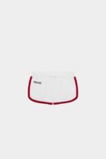 Dsquared2 Iconic D2 Kids Sweatshorts CAMELLIA ROSE/WHITE