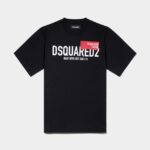 Dsquared2 Iconic D2 Kids T-Shirt WHITE/BLACK