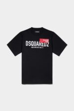 Dsquared2 Iconic D2 Kids T-Shirt WHITE/BLACK