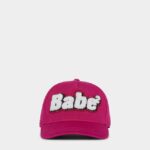 Dsquared2 Iconic D2 Patch Baseball Cap CYCLAMEN
