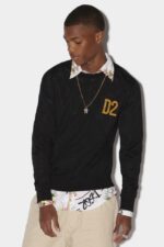 Dsquared2 Iconic D2 Round Neck Sweater RED