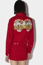 Dsquared2 Iconic D2 Tiger Boyfriend Jacket