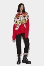 Dsquared2 Iconic D2 Tiger Cool Sweater - Image 4