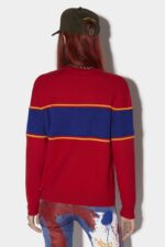 Dsquared2 Iconic D2 Tiger Round Neck Sweater - Image 2
