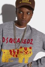 Dsquared2 Iconic D2 Tiger Sweater - Image 3