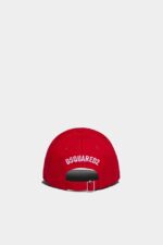 Dsquared2 Iconic D2Kids Baseball Cap ECLIPSE BLUE/TANGO RED - Image 2