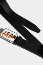 Dsquared2 Iconic D2Kids Belt BLACK - Image 3