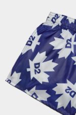 Dsquared2 Iconic D2Kids Boxer TANGO RED/MAZARINE BLUE - Image 4