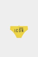 Dsquared2 Iconic D2Kids Brief BLACK/YELLOW SUN - Image 2