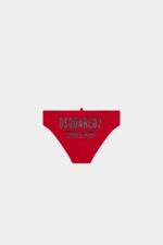 Dsquared2 Iconic D2Kids Brief BRIGHT RED/BLACK - Image 2