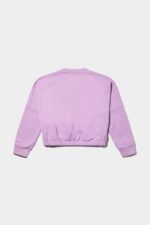 Dsquared2 Iconic D2Kids Crop Sweater BLACK/ORCHID - Image 2