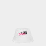 Dsquared2 Iconic D2Kids Hat WHITE/WHITE