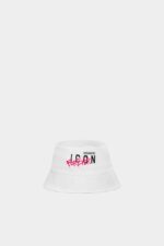 Dsquared2 Iconic D2Kids Hat WHITE/WHITE