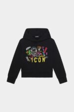 Dsquared2 Iconic D2Kids Hoodie BLACK