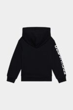 Dsquared2 Iconic D2Kids Hoodie WHITE/BLACK - Image 2