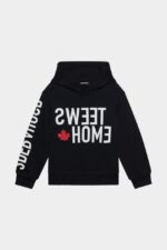 Dsquared2 Iconic D2Kids Hoodie WHITE/BLACK