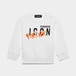 Dsquared2 Iconic D2Kids Icon Forever Sweatshirt FANTASY/WHITE