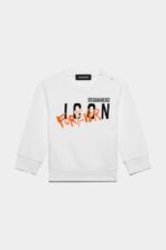 Dsquared2 Iconic D2Kids Icon Forever Sweatshirt FANTASY/WHITE