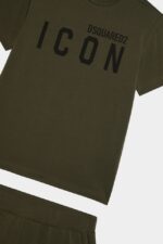 Dsquared2 Iconic D2Kids Icon Pyjamas GREEN - Image 3