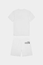Dsquared2 Iconic D2Kids Icon Pyjamas GREEN/WHITE - Image 2
