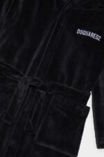Dsquared2 Iconic D2Kids Icon Robe WHITE/BLACK - Image 4