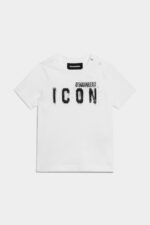 Dsquared2 Iconic D2Kids Icon Spray T-Shirt WHITE