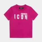Dsquared2 Iconic D2Kids Icon Spray T-Shirt WHITE/BLACK